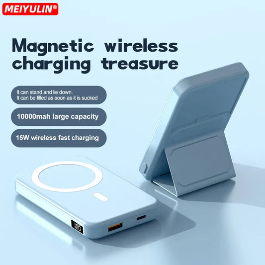 Magnetic Power Bank with Foldable Stand