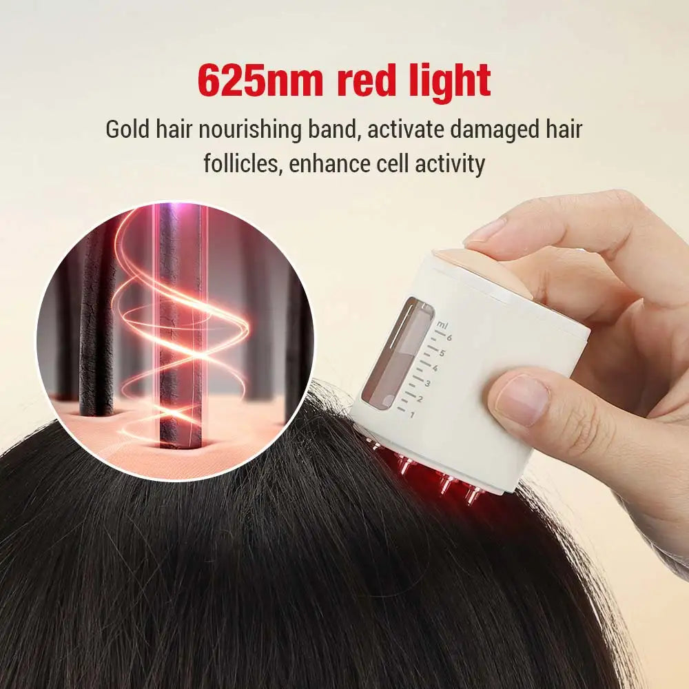 Red Light Therapy Scalp Massage Brush