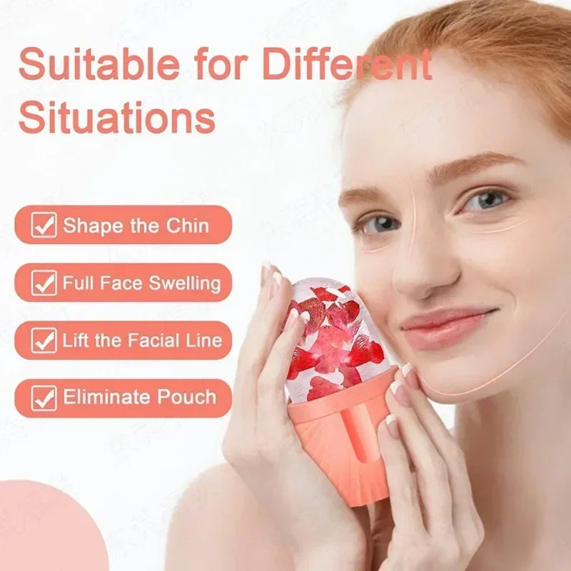 Silicone Ice Beauty Face Massager