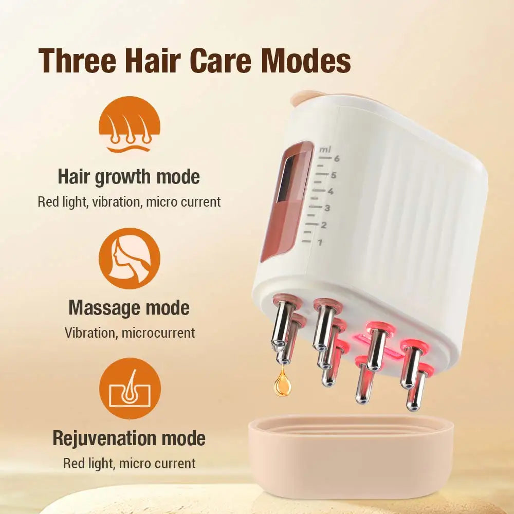 Red Light Therapy Scalp Massage Brush