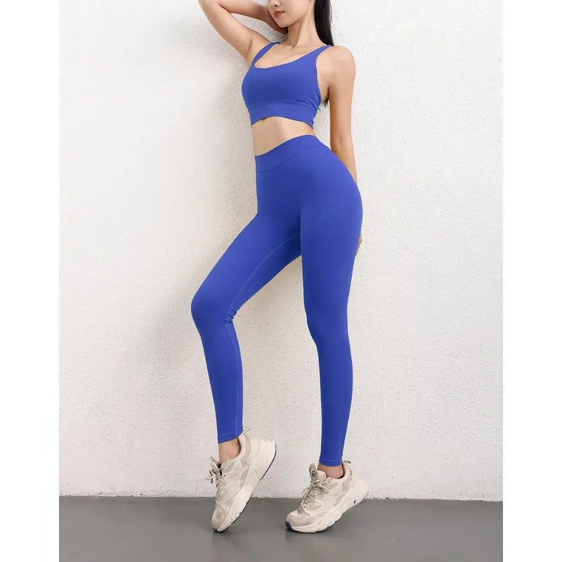 V Back Flare Leggings